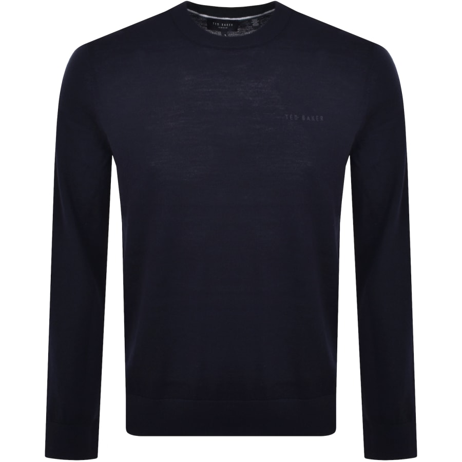 Ted Baker Liblo Merino Knit Jumper Navy Mainline Menswear